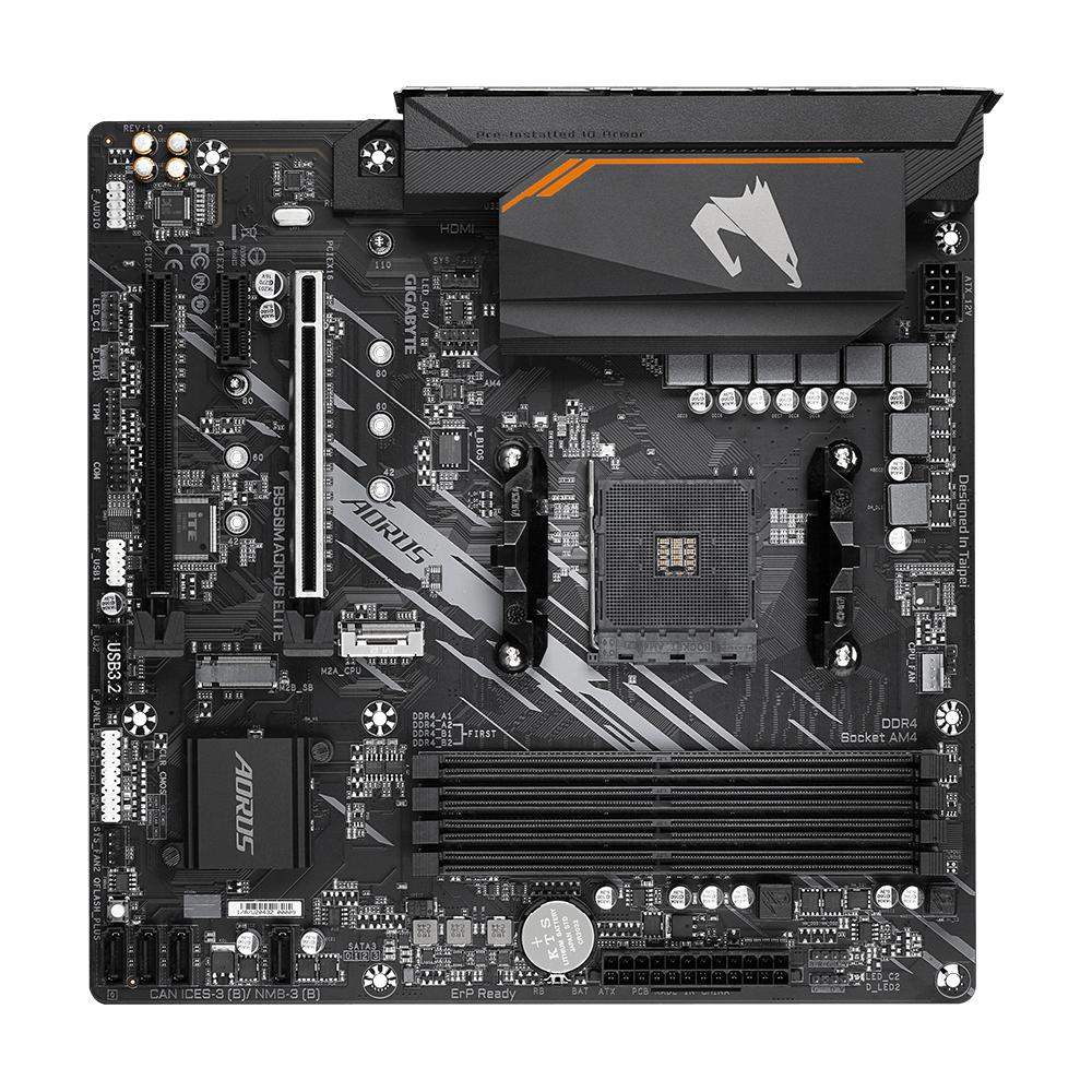Gigabyte B550M Aorus Elite DDR4 mATX móðurborð - image 4 [1333e142c0]