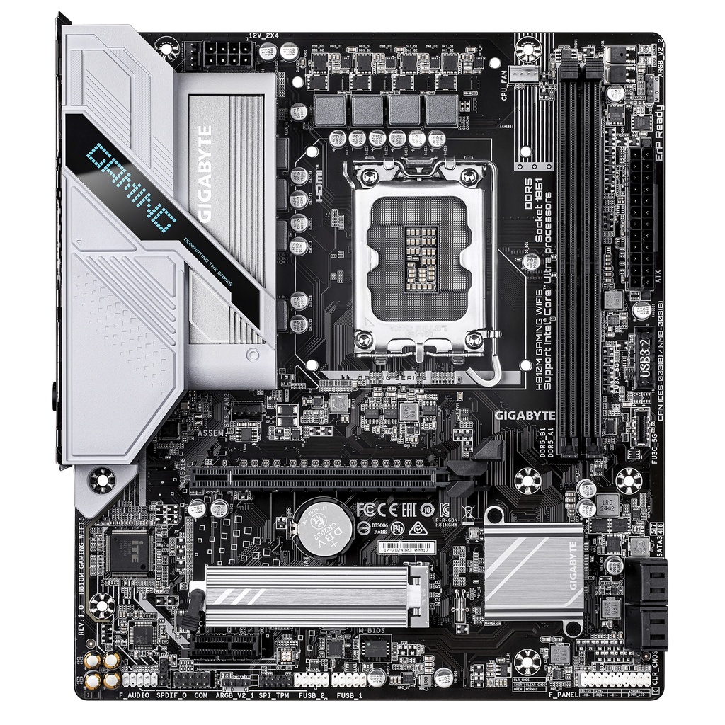 Gigabyte H810M Gaming AX DDR5 móðurborð - image 3 [fae5d57e6f]