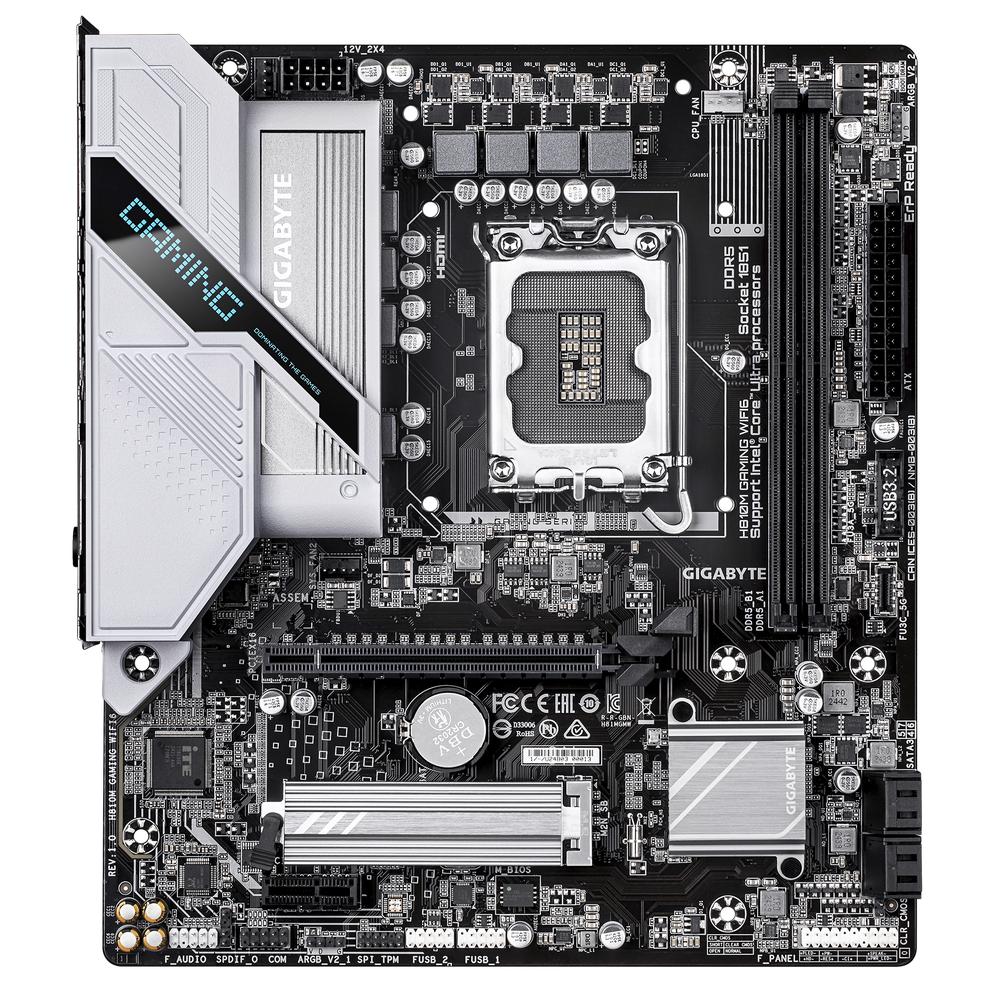 Gigabyte H810M Gaming AX DDR5 móðurborð - image 4 [3c6e61a33f]