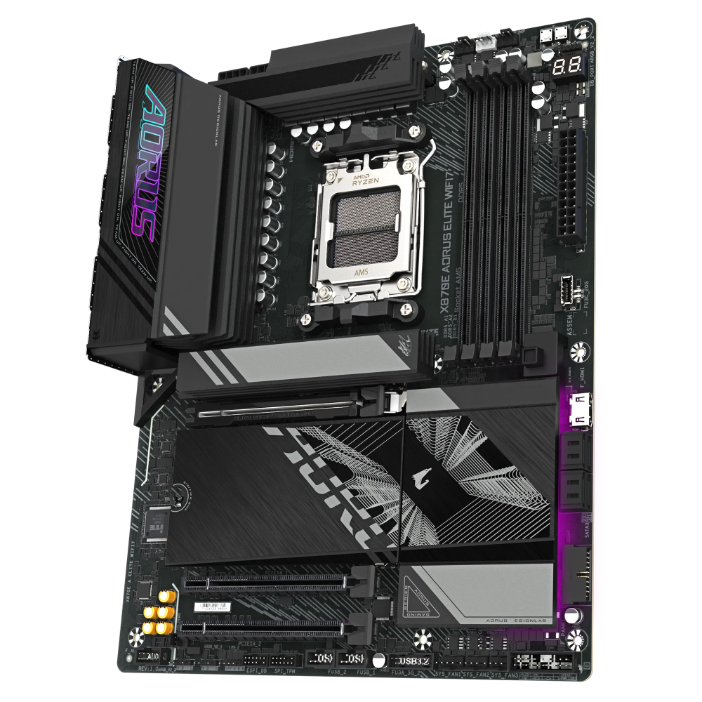 Gigabyte X870E Aorus Elite BE DDR5 móðurborð - image 4 [cf82a2f606]