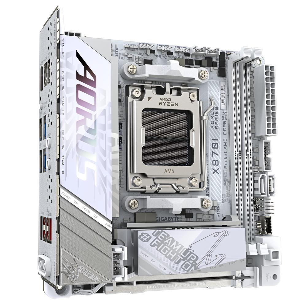 Gigabyte X870I Aorus Pro BE ICE DDR5 móðurborð, hvítt - image 6 [fca18620d5]
