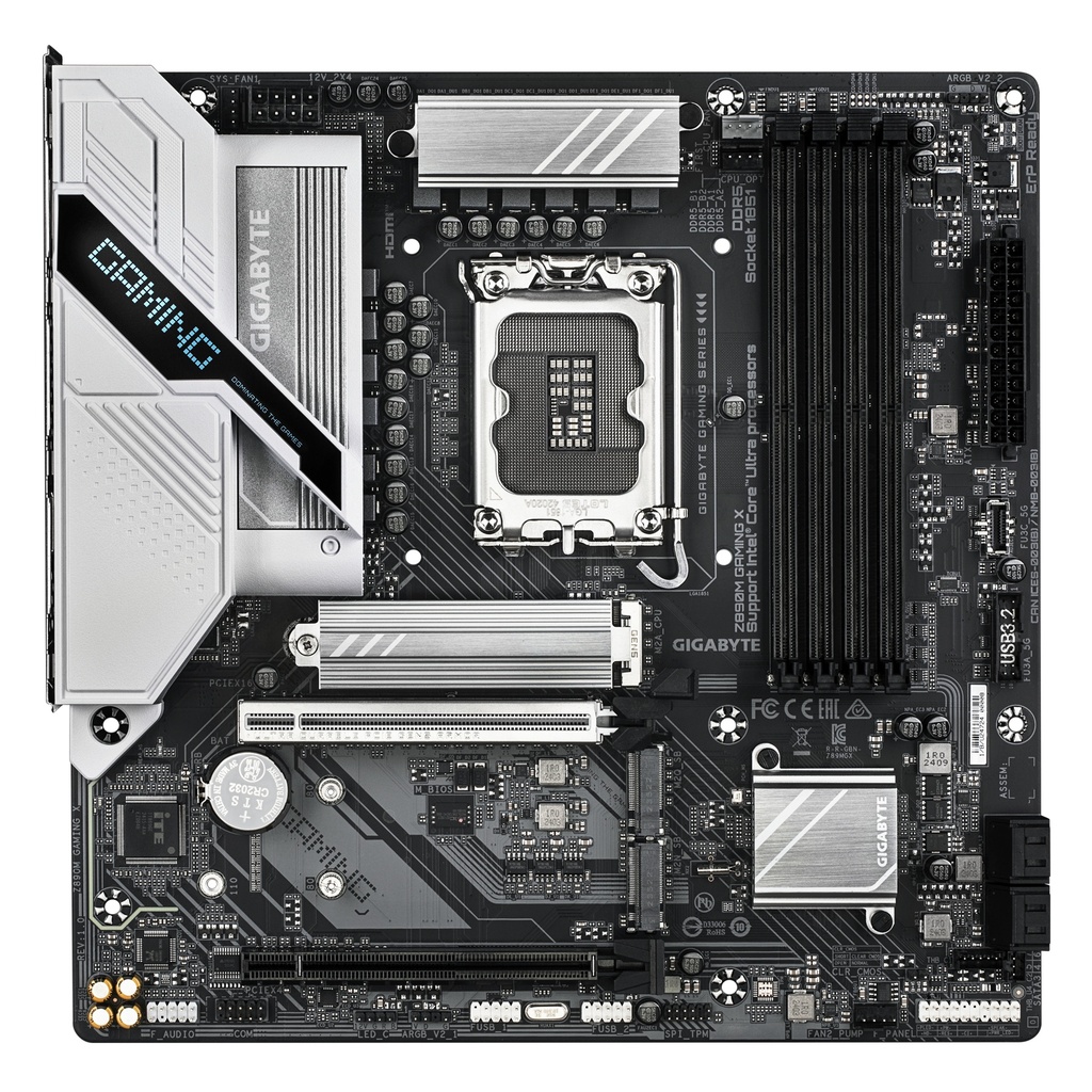 Gigabyte Z890M Gaming X DDR5 móðurborð - image 3 [159f7d168c]