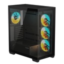 Gigabyte C500 Panoramic Stealth ATX turnkassi með glugga, svartur - image 9 [b8beace2a8]
