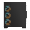 Gigabyte C500 Panoramic Stealth ATX turnkassi með glugga, svartur - image 14 [cc389637ca]