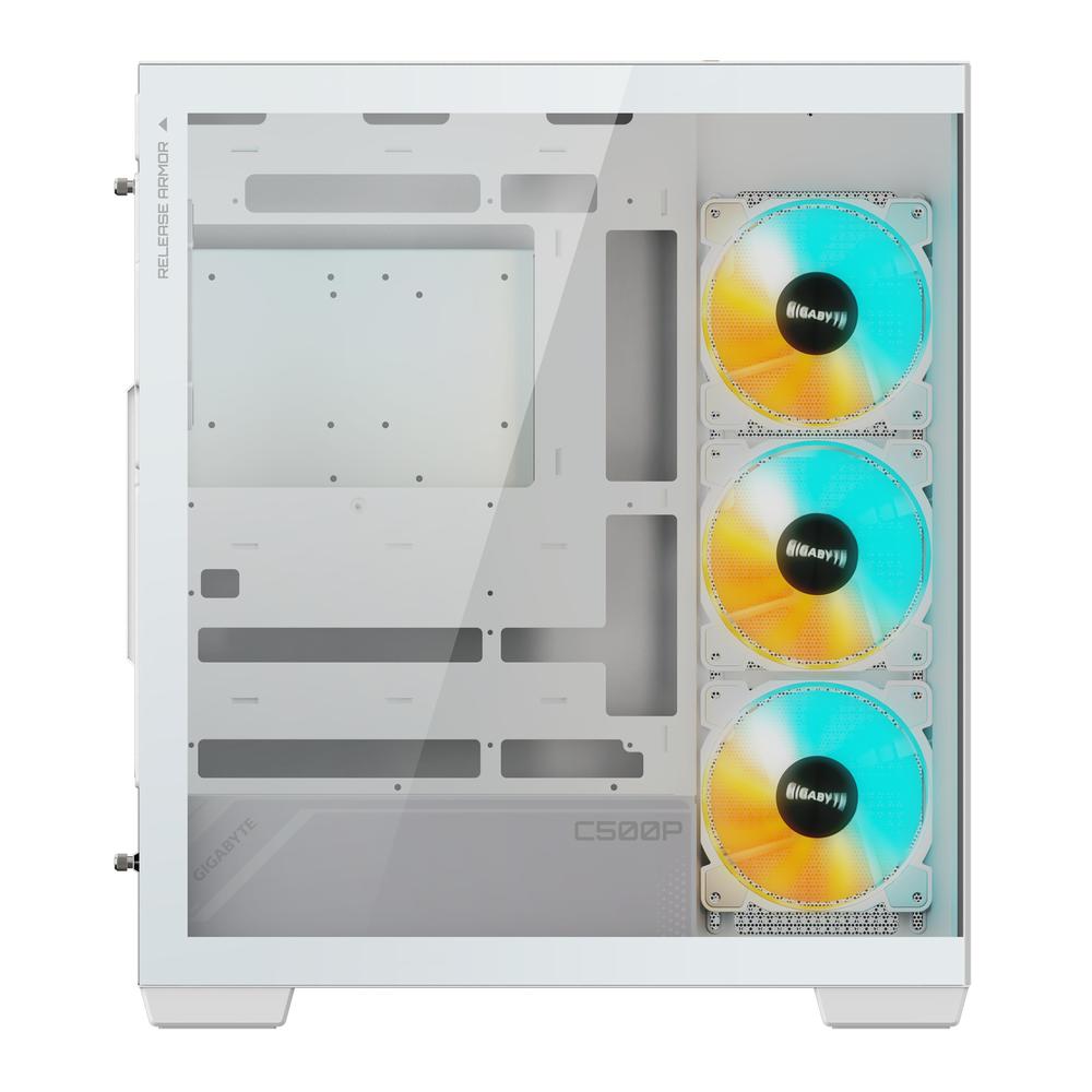 Gigabyte C500 Panoramic Stealth ATX turnkassi með glugga, hvítur - image 8 [f35cdcabfa]