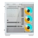 Gigabyte C500 Panoramic Stealth ATX turnkassi með glugga, hvítur - image 8 [f35cdcabfa]