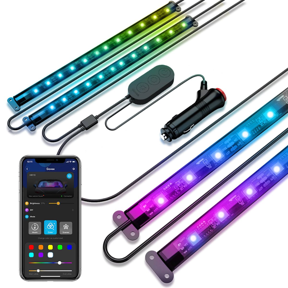 Govee 2x 1.8m RGB LED borðar í bílinn - image 2 [31e2d15b95]