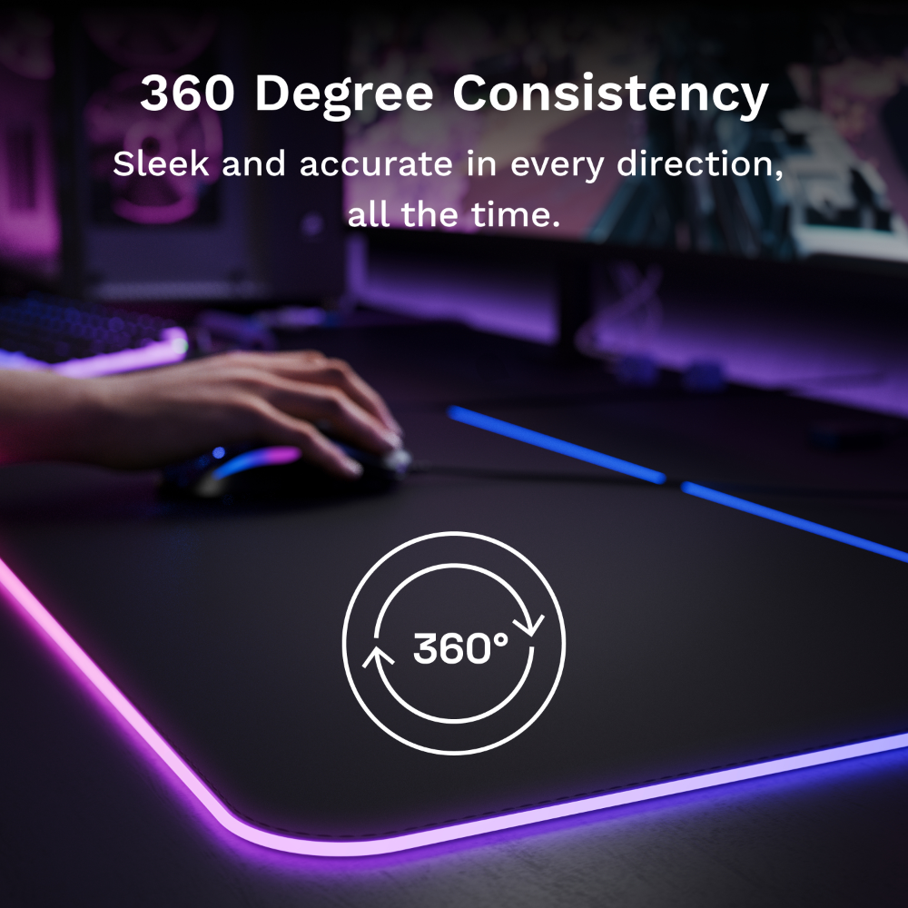 Glorious 3XL MousePad 2 GLED RGB músarmotta, svört - image 13 [a4b4987920]