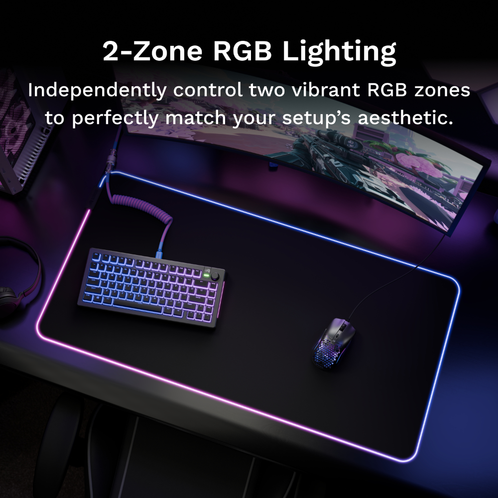 Glorious XXL MousePad 2 GLED RGB músarmotta, svört - image 17 [e13a99dff5]