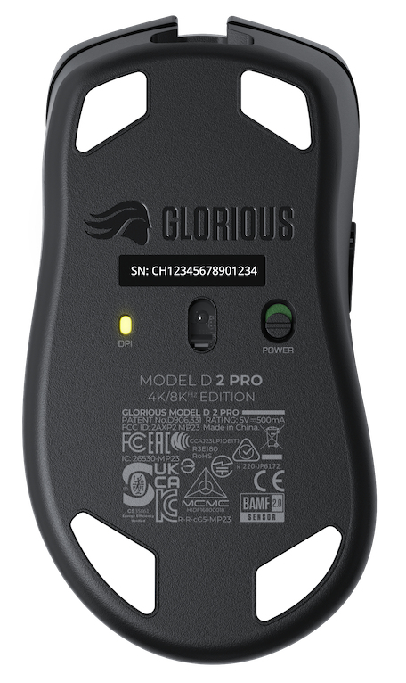 Glorious Model D 2 Pro Wireless leikjamús, 4K/8K Polling rate, Svört - image 9 [e966448269]