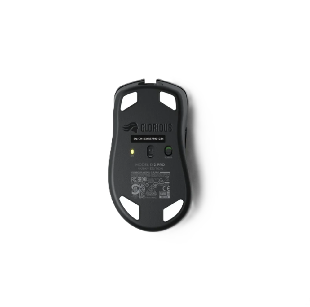 Glorious Model D 2 Pro Wireless leikjamús, 4K/8K Polling rate, Svört - image 10 [e9a50573e0]