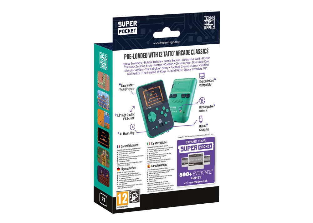 Evercade Super Pocket handleikjatölva, TAITO edition - image 8 [324cc9070c]