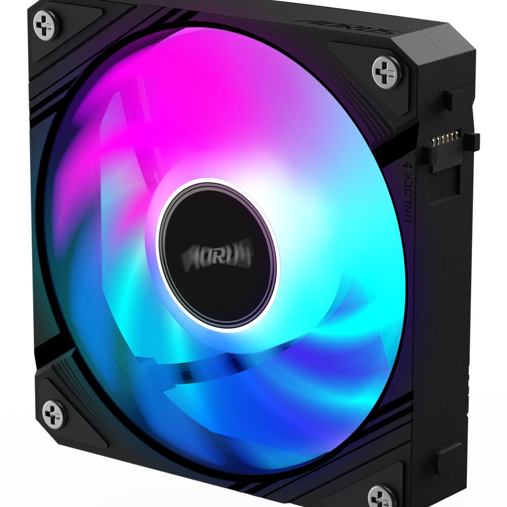 Gigabyte Aorus EZ Chain ARGB 120mm kassavifta, svört - image 4 [e3ba4b2b0d]