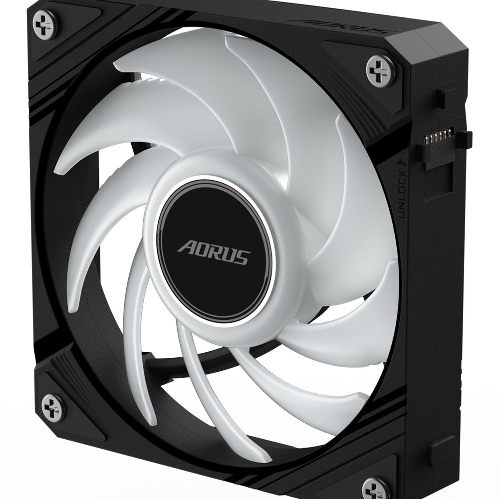Gigabyte Aorus EZ Chain ARGB 120mm kassavifta, svört - image 10 [bd380957c1]