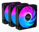 Gigabyte Aorus EZ Chain ARGB 3x 120mm kassaviftusett, svartar - image 5 [66c9aea29f]
