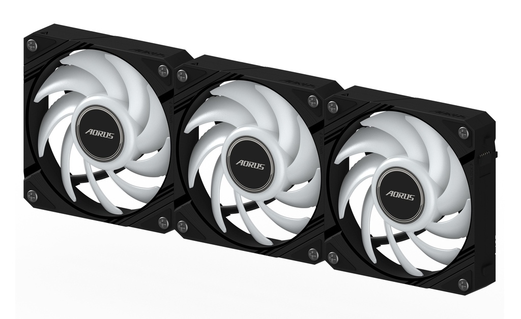 Gigabyte Aorus EZ Chain ARGB 3x 120mm kassaviftusett, svartar - image 7 [ed7d6f0a7b]