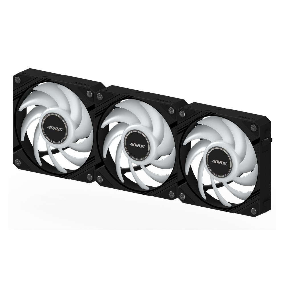 Gigabyte Aorus EZ Chain ARGB 3x 120mm kassaviftusett, svartar - image 8 [56ca5cc901]