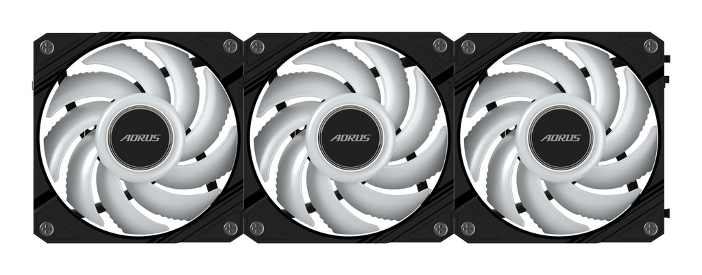 Gigabyte Aorus EZ Chain ARGB 3x 120mm kassaviftusett, svartar - image 11 [3690e1b36b]