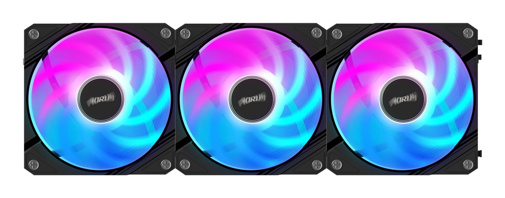 Gigabyte Aorus EZ Chain ARGB 3x 120mm kassaviftusett, svartar - image 13 [d3c50fd80f]