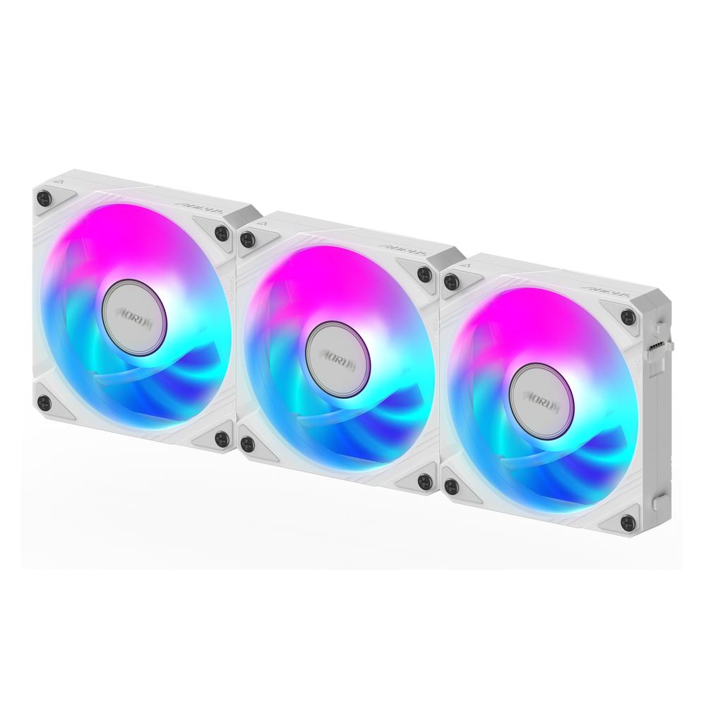 Gigabyte Aorus EZ Chain ARGB ICE 3x 120mm kassaviftusett, hvítar - image 9 [9fecc1a2a7]