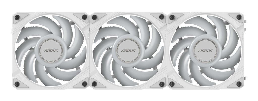 Gigabyte Aorus EZ Chain ARGB ICE 3x 120mm kassaviftusett, hvítar - image 11 [a5a2de5927]