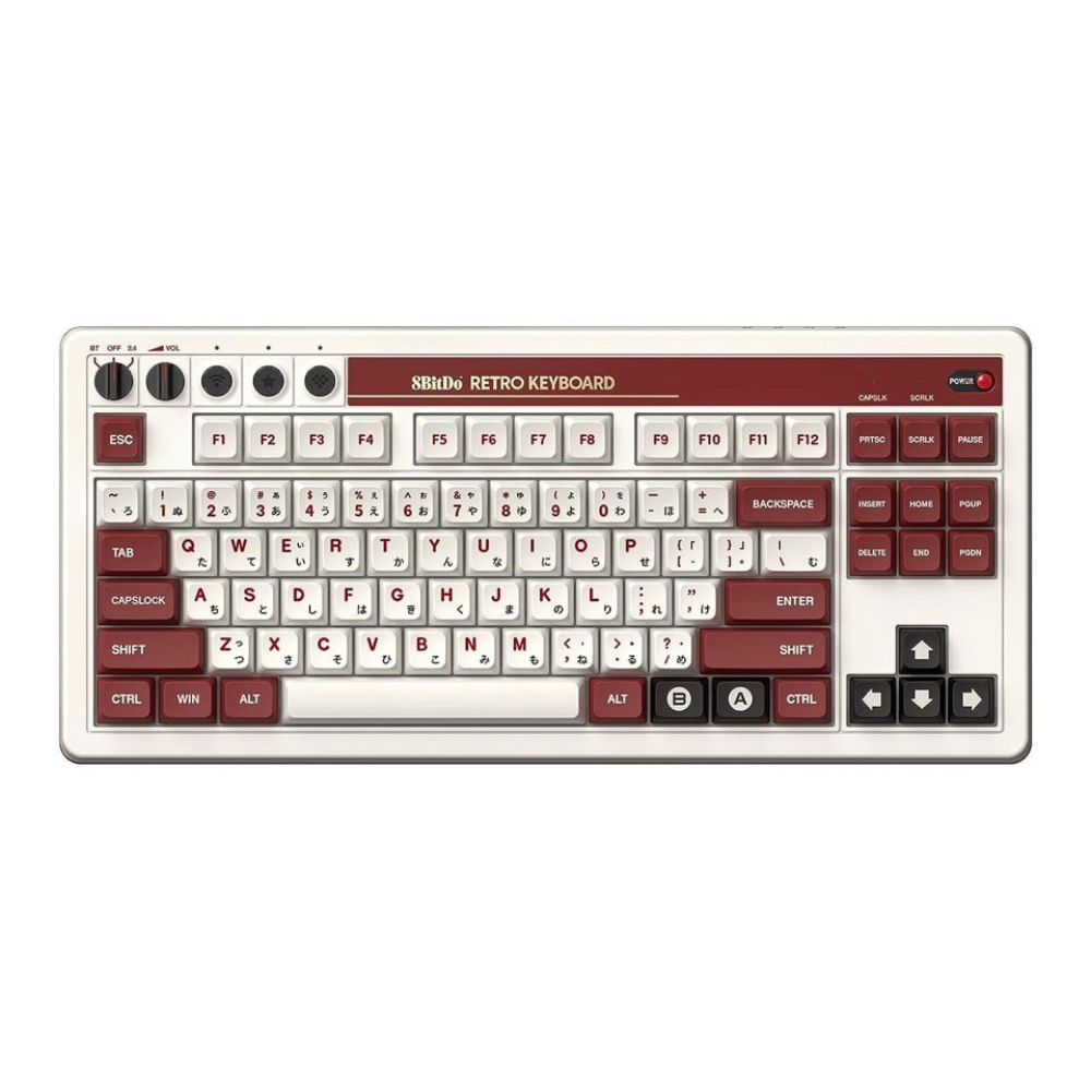 8BitDo þráðlaust 2.4GHz mekanískt retro leikjalyklaborð - image 2 [7214da7c38]