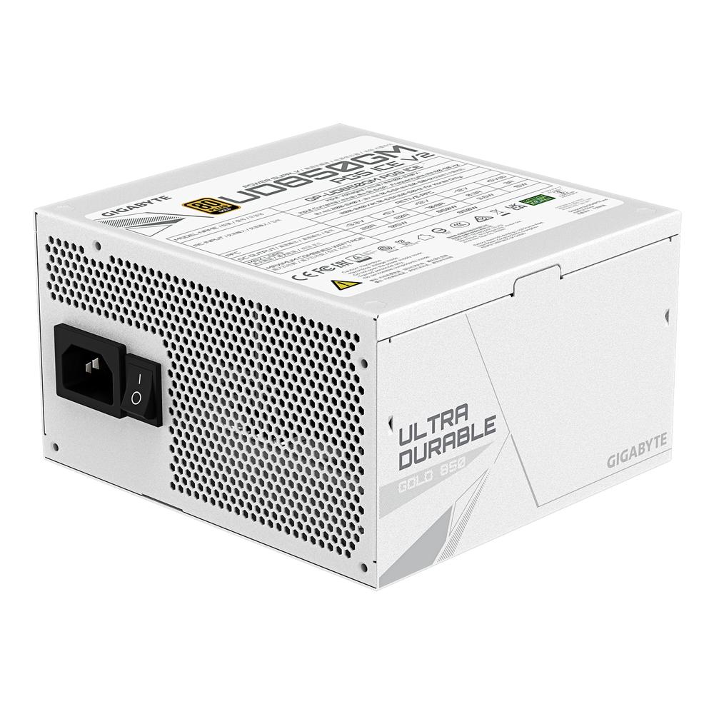 Gigabyte Ultra Durable Gold 850W ATX 3.1 aflgjafi, 5 ára ábyrgð - Hvítur - image 8 [60e2ff9be0]