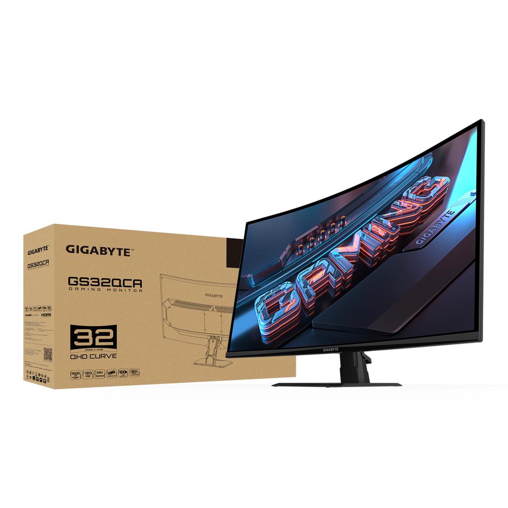 Gigabyte GS32QCA 32" VA QHD 180Hz 1ms Sveigður leikjaskjár, svartur - image 18 [d5400736cf]