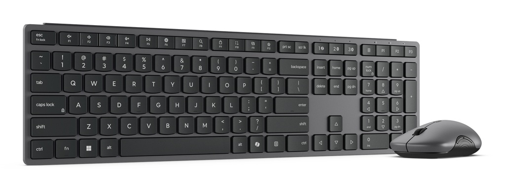Lenovo Lyklaborð + Mús 700 þráðlaust Multi Device sett með íslenskum stöfum og Copilot hnappi - image 2 [231da485dd]