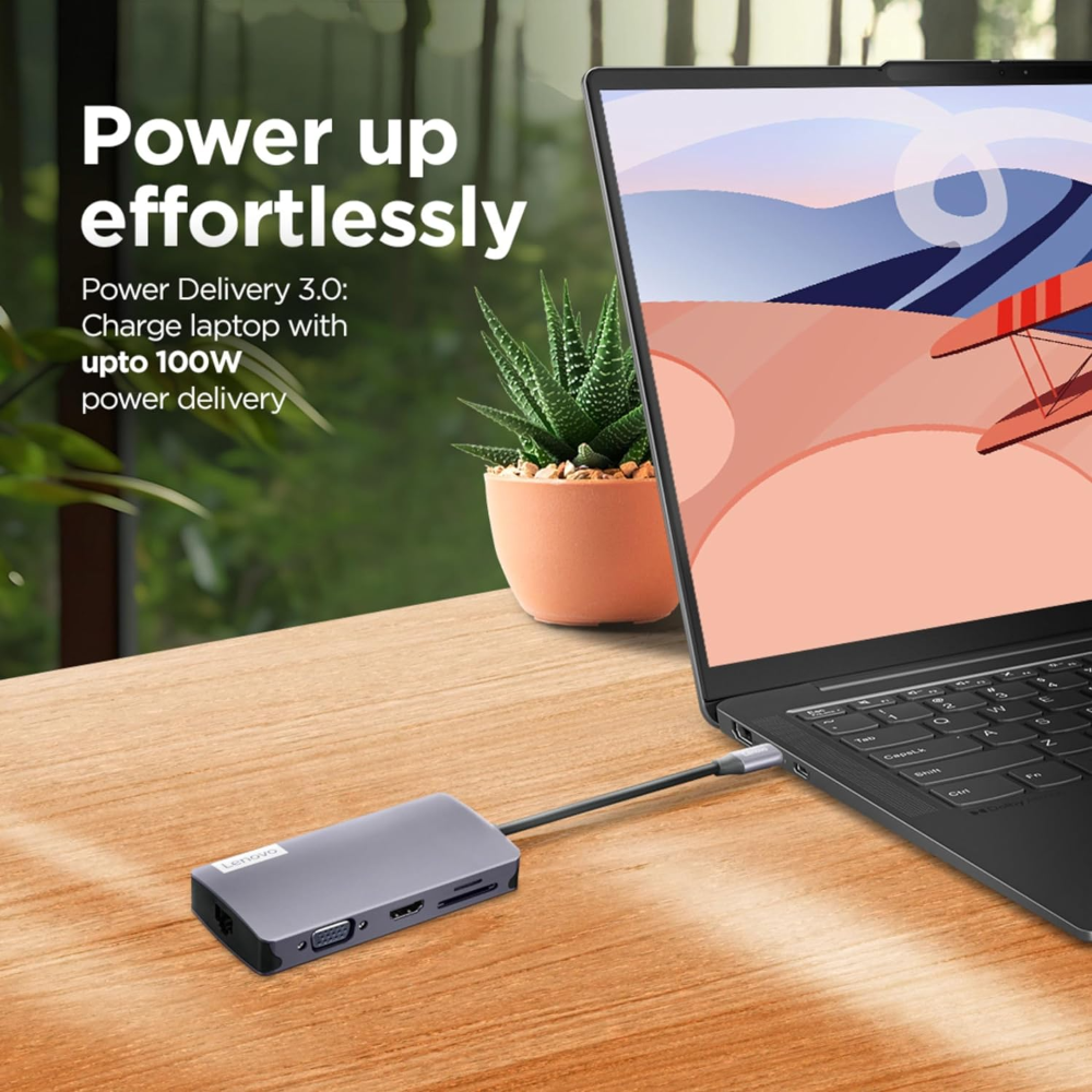 Lenovo 150 USB-C 100W fartölvudokka - image 4 [6499d19a96]