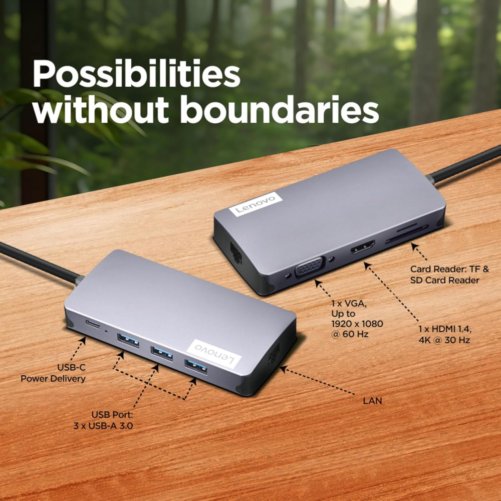 Lenovo 150 USB-C 100W fartölvudokka - image 6 [34d7a693f3]