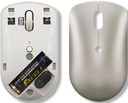 Lenovo 540 Compact þráðlaus fartölvumús, USB-C sendir, Sand Beige - image 4 [ee4819eaee]