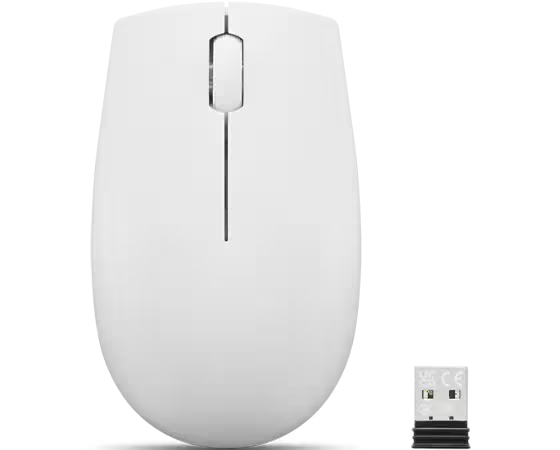 Lenovo 300 Compact þráðlaus fartölvumús, Cloud Grey - image 8 [a3ea422771]