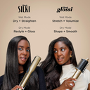 Shark Glam Straight Waves og Curls hármótunartæki, gyllt - image 18 [9594ec37a9]