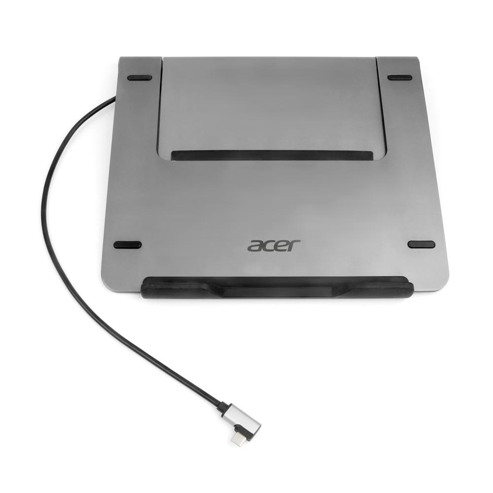 Acer fartölvustandur með 5-in-1 USB-C fartölvudokku með skjátengi - image 4 [439788ec32]