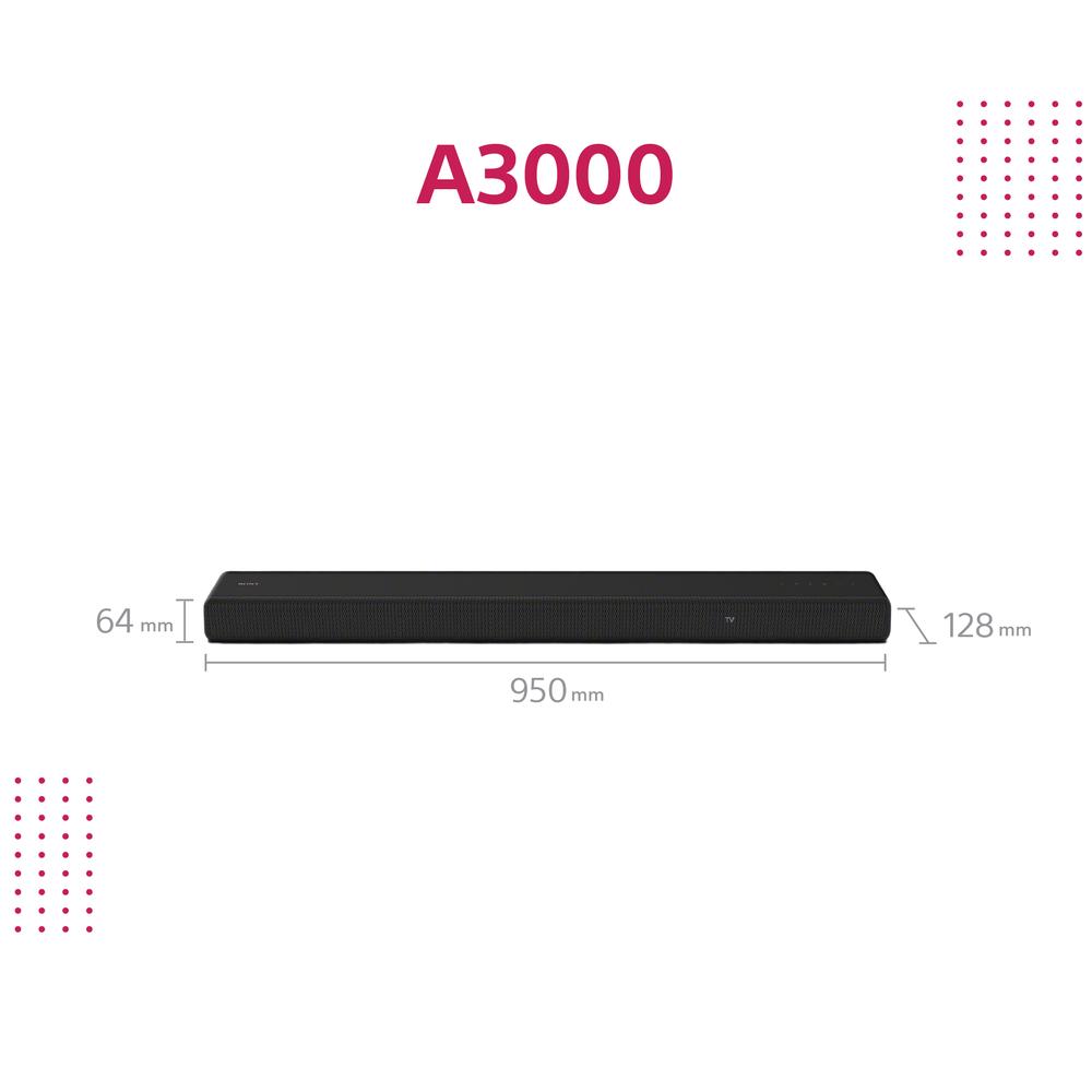 Sony HTA3000 Dolby Atmos 3.1 Soundbar með WiFi og Bluetooth - image 18 [38b3ff48ef]