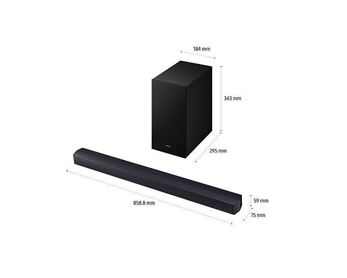 Samsung HW-B450F Dolby Audio 2.1 Soundbar með Bluetooth - image 9 [6479f21ad8]