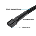 Splitter fyrir kassaviftur female 4pin í 3x 4pin male - image 3 [0a013e8709]
