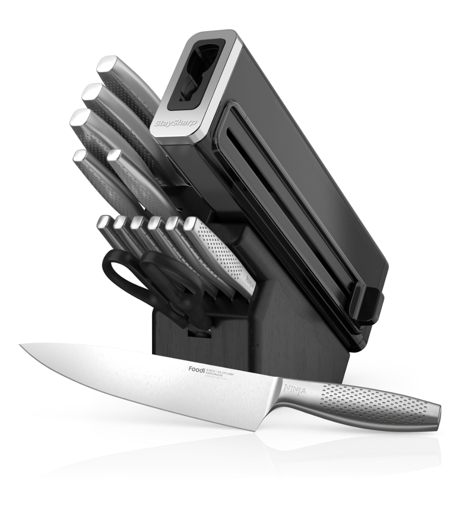 Ninja Foodi StaySharp 14 stykkja hnífasett með innbyggðu brýni - image 3 [1f8100d6ba]