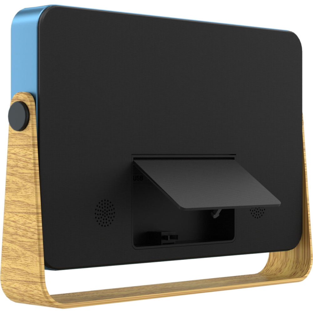 Kodak RWF-108H 10" WiFi stafrænn myndarammi með rafhlöðu, sjávarblár á viðarstandi - image 11 [fa1a4cee10]