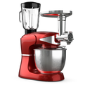Tesla 3in1 Kitchen Robot hrærivél, 5L hræriskál, 1.5L blandari, Hakkavél, 1000W, Metalic rauð - image 3 [8912c1aebe]