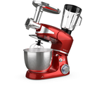 Tesla 3in1 Kitchen Robot hrærivél, 5L hræriskál, 1.5L blandari, Hakkavél, 1000W, Metalic rauð - image 4 [cc3b1e85f5]