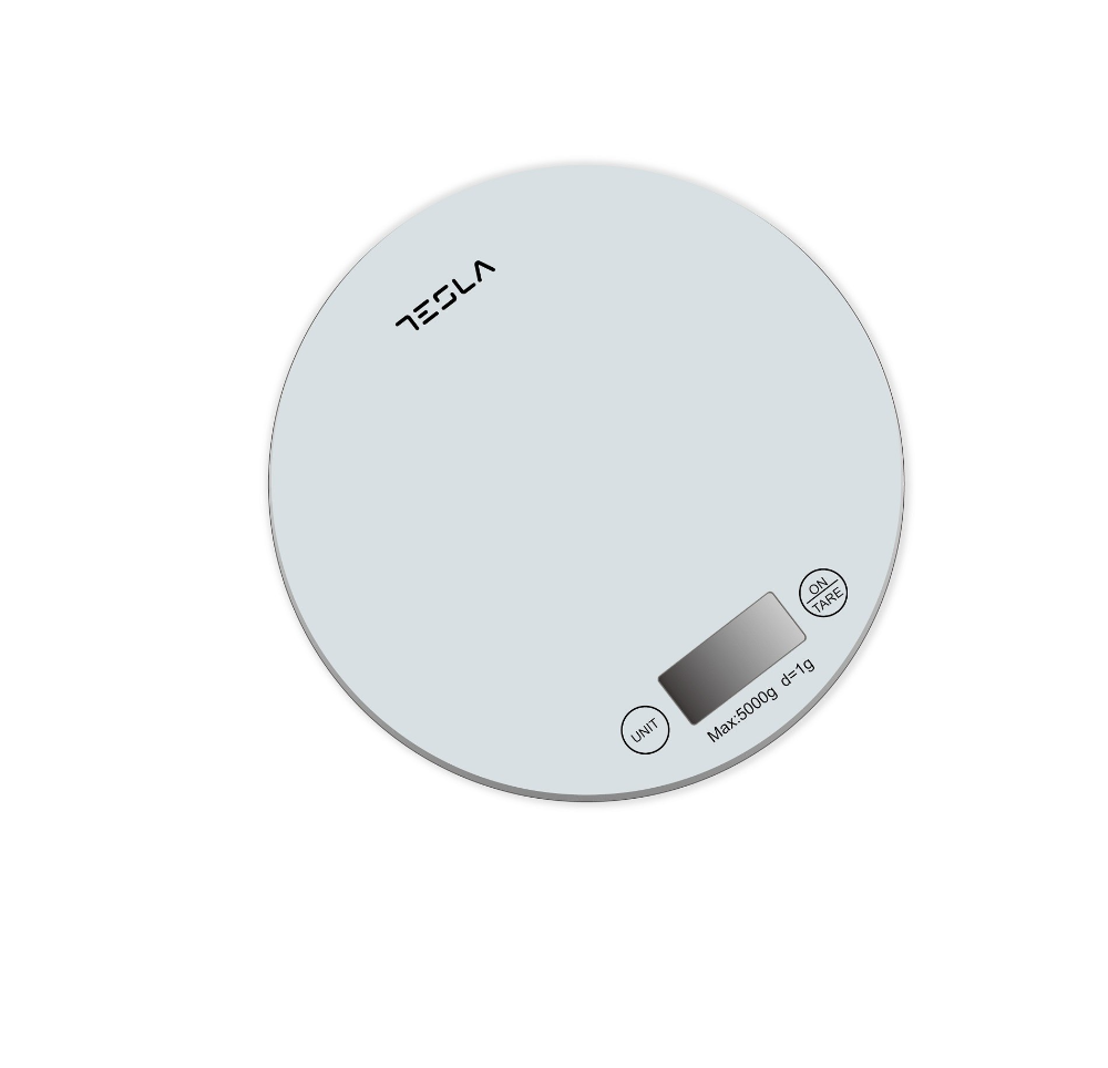 Tesla eldhúsvigt, allt að 5kg (5000g) með 1g þrepum - image 3 [d432e41687]