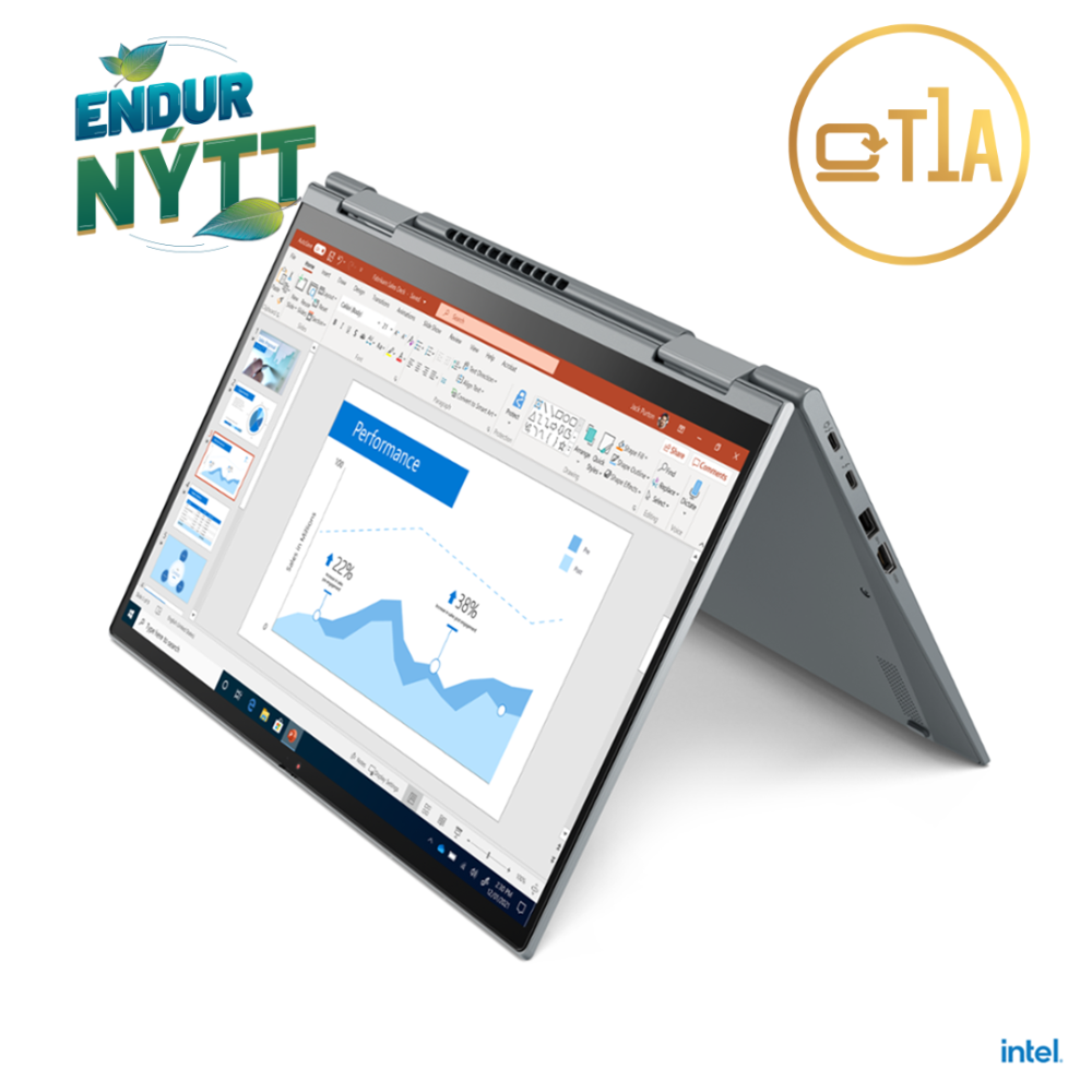 Lenovo ThinkPad X1 Yoga 2in1 fartölva 14" FHD+ i5-1145G7 32/512GB Touch, 4G LTE, Penni, W11P, endurnýtt - image 3 [a6a86bb1be]