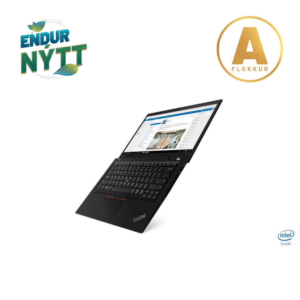 Lenovo ThinkPad T490s fartölva 14" FHD i5-8365U 16/512GB W11P, ísl. lykl., endurnýtt - image 8 [f1bb6ae559]