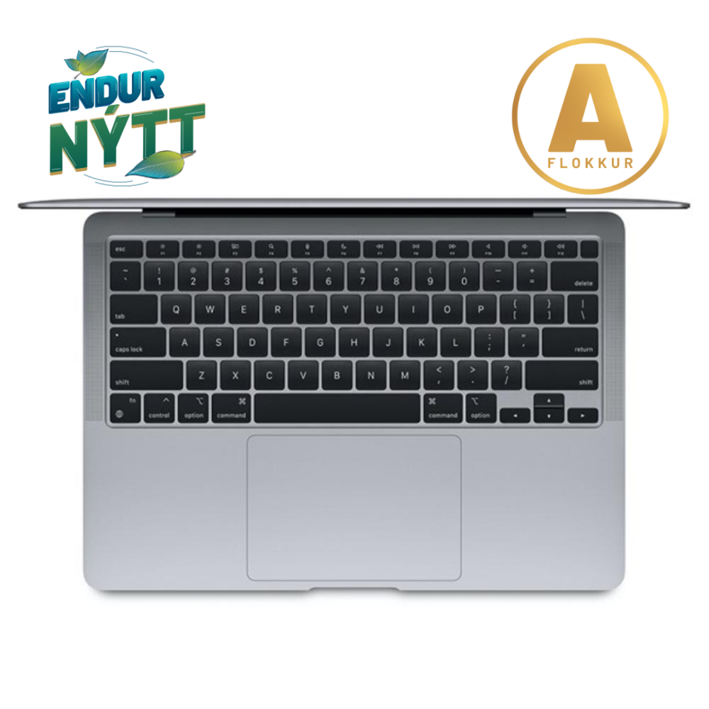 Apple MacBook Air M1 13'' QHD+ 2.5K 8/256GB fartölva, Space Gray, endurnýtt (A) - image 2 [672ab251af]