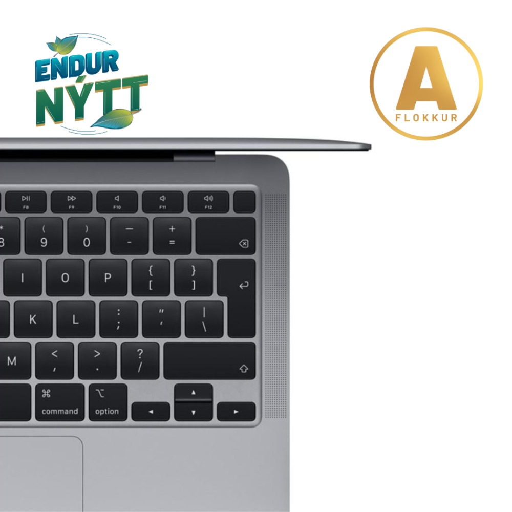Apple MacBook Air M1 13'' QHD+ 2.5K 8/256GB fartölva, Space Gray, endurnýtt (A) - image 4 [f62e0eb43e]