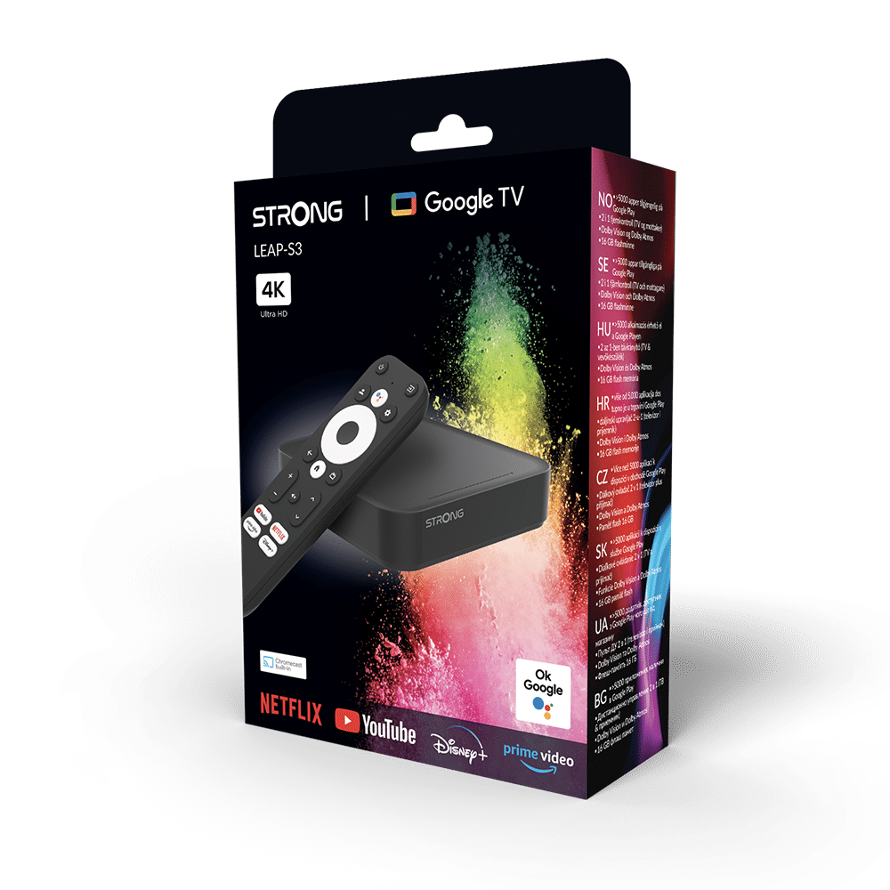 Strong LEAP-S3 16GB Google TV 4K sjónvarpstölva, svört - image 6 [2504aa6c0f]