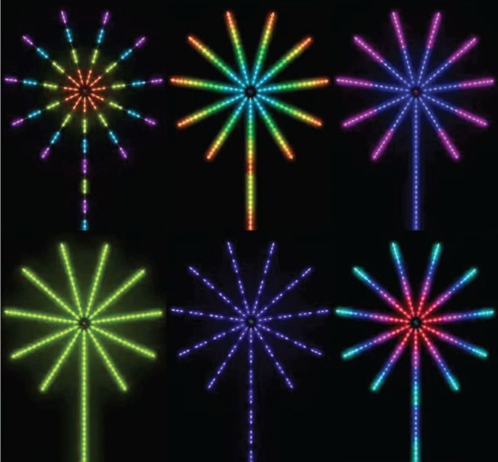 Satzuma LED-ljósarönd - flugeldamynstur - image 2 [c6b5e42aca]