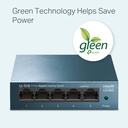 TP-Link 5 porta 10/100/1000Mbps switch LS105, Blár - image 3 [efe458afaa]